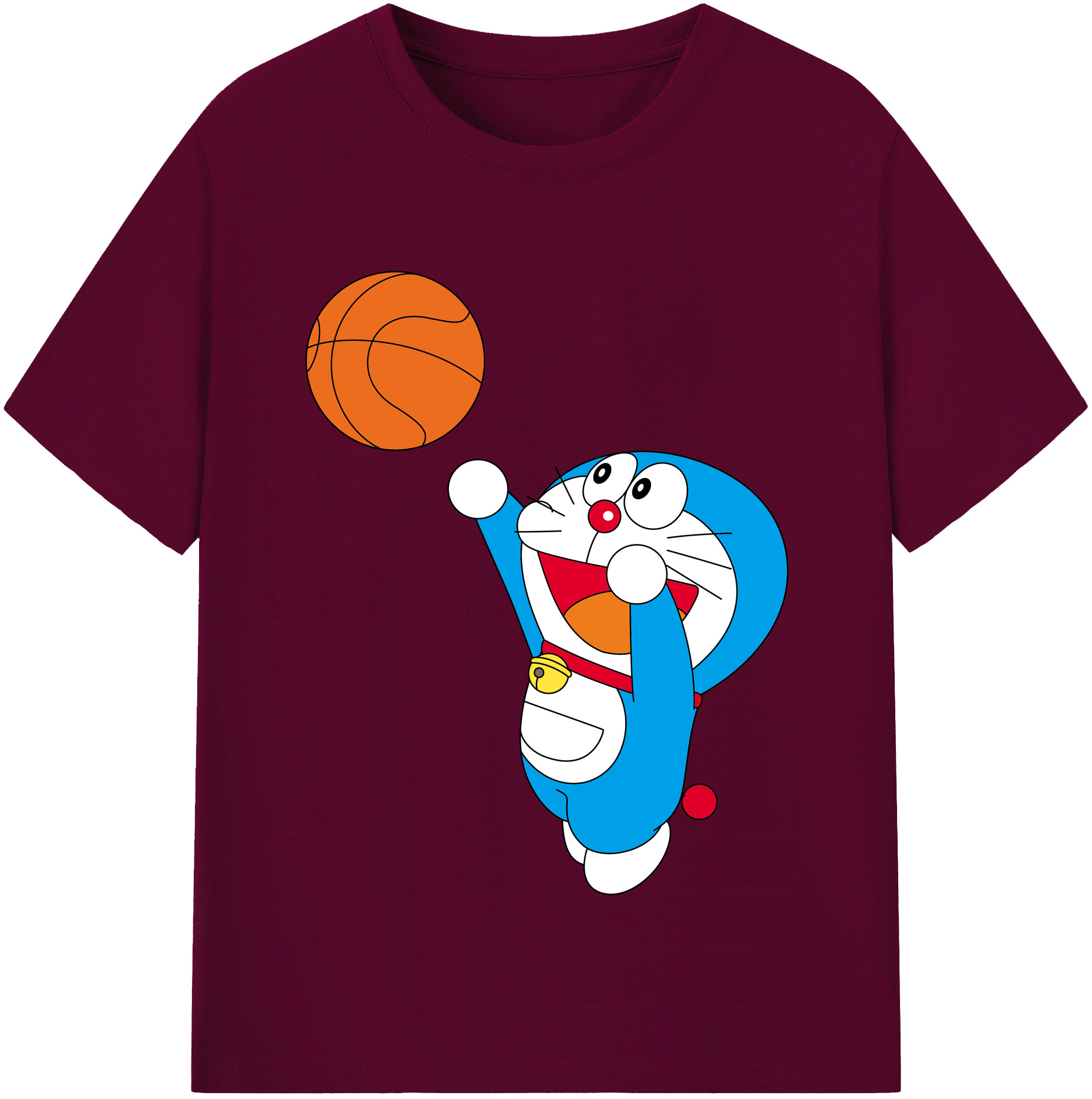 （画像用） ドラえもん Doraemon レディースカジュアルプリントTシャツ（綿100％）